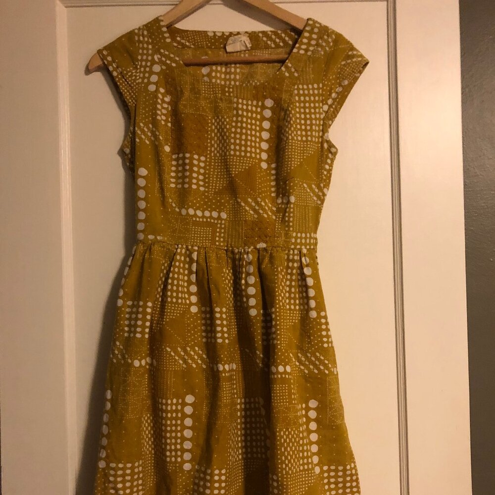 Mata Traders Cotton Fit and Flare Dress